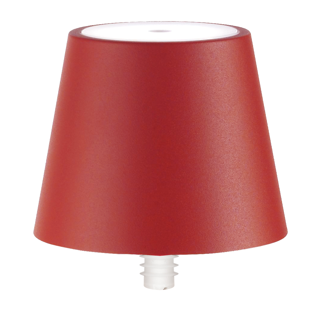 Zafferano Poldina Stopper LED-Leuchte - Rosso / Red