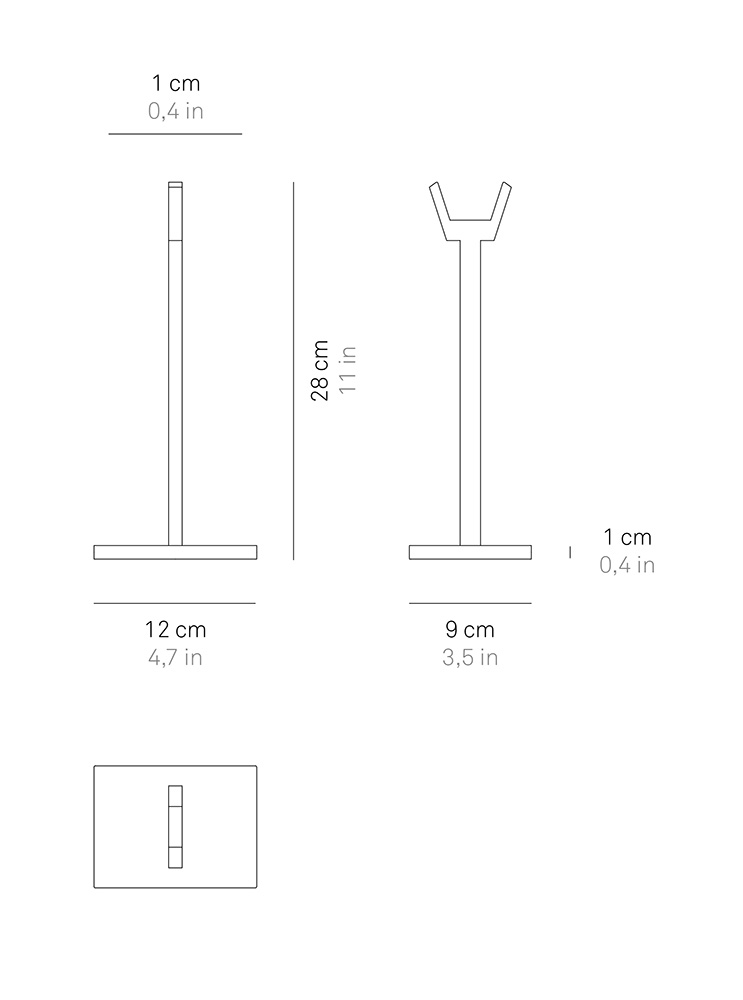 Tisch Basis für Zafferano Pencil